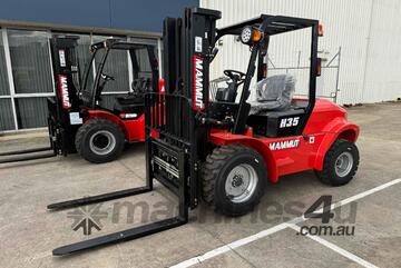 MAMMUT 3.5 Ton Rough Terrain Forklift With Yanmar Engine & Positioner