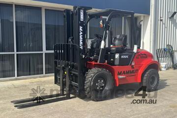 MAMMUT 3.5 Ton Rough Terrain Forklift With Yanmar Engine & Positioner