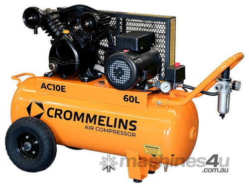 Crommelins Air Compressor Electric 60L AC10E