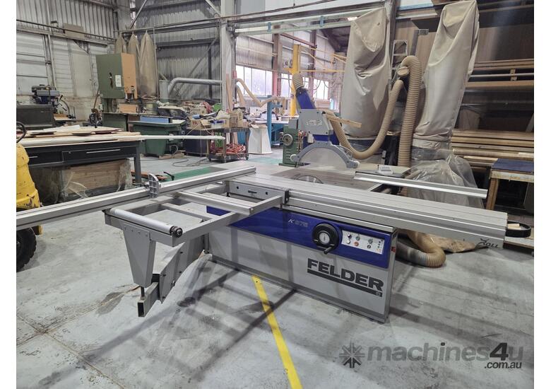 caption STRIEBIG WALL SAW *Sold* FELDER DIGITAL K975 2m PANEL SAWS. HETTICH BORER 240v