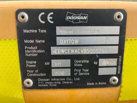 2012 Doosan DX170W Excavator (Wheeled) - picture1' - Click to enlarge