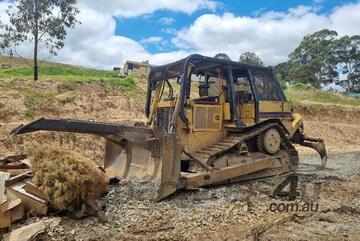 1989 CATERPILLAR D6H XR DOZER WITH WINCH & GRAPPLE