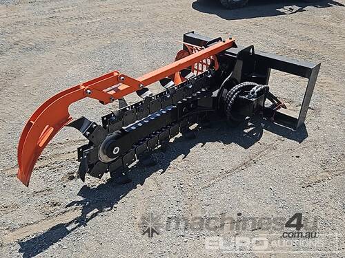 Unused GIYI Trencher To Suit Skid Steer Loader 