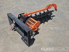 Unused GIYI Trencher To Suit Skid Steer Loader  - picture1' - Click to enlarge