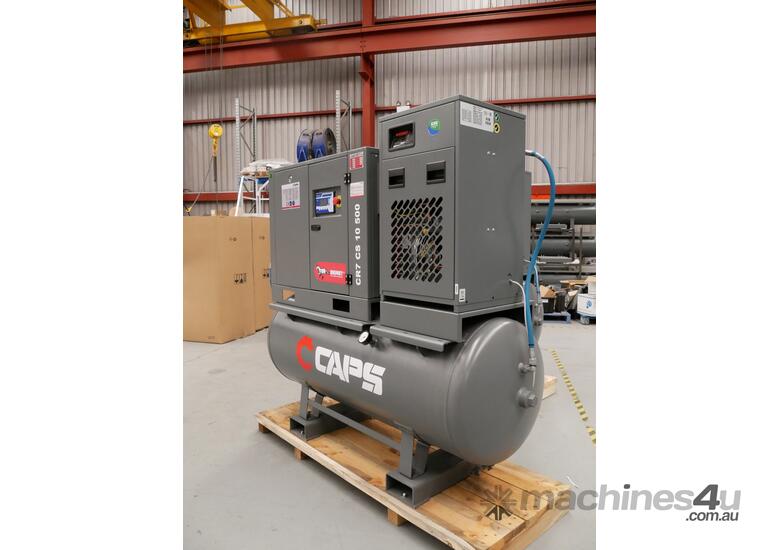 caption CAPS Brumby CR5 CS 7 500 5kW Tank Mounted Rotary Screw Air Compressor