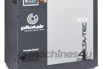 AT15VS Alta Tec Rotary Screw 15KW, 10 bar, 30-74 CFM, variable speed with inverter drive, Oil Inject