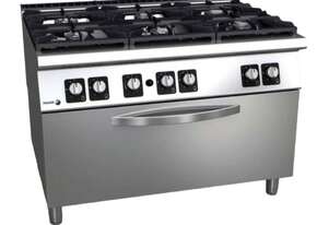 Fagor Kore 900 Series Gas 6 Burner with Gas Oven - C-G961OPH