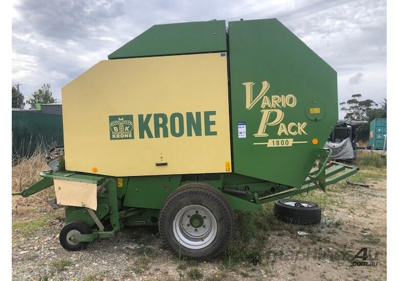 caption Krone Vario Pack 1800 Hay Baler