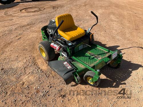 caption 2018 John Deere Z335E Zero Turn Ride On Mower