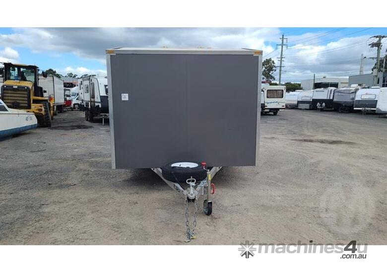 caption Trailer Enclosed Car Trailer