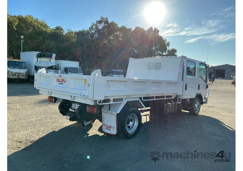 caption 2022 Isuzu NPR 65 190 Crew Cab Tipper