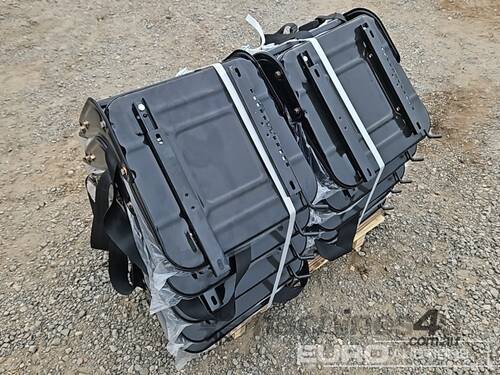 caption Unused Captok Qty (10 of) Equipment Seats, To Suit Mini Excavator