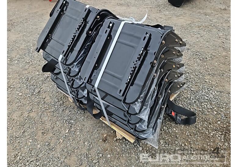 caption Unused Captok Qty (10 of) Equipment Seats, To Suit Mini Excavator