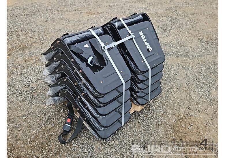 caption Unused Captok Qty (10 of) Equipment Seats, To Suit Mini Excavator