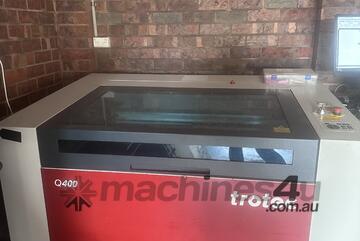   Trotec Q400 laser cutting machine