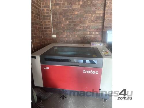 Used Trotec Q400 laser cutting machine 