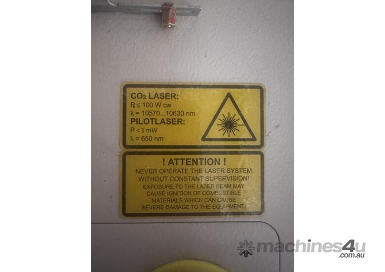 Used Trotec Q400 laser cutting machine 