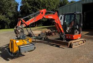 Femac T9 MZ70 REV Hydraulic Flail Mower/Mulcher for 3.5-6T Excavators