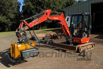 Femac T9 MZ70 REV Hydraulic Flail Mower/Mulcher for 3.5-6T Excavators