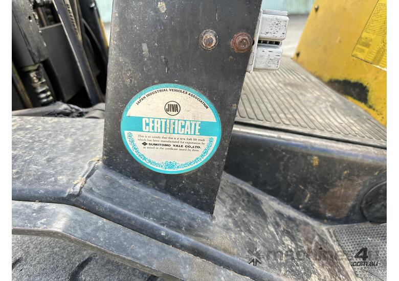 caption 1992 Yale GDP30TE Diesel Forklift