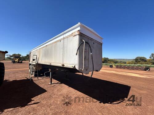 1989 Hamelex Equipment Grain Semi Tipper
