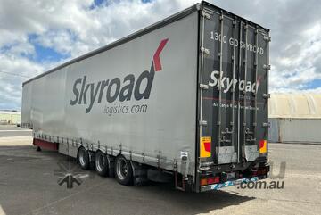 2021 Vawdrey VBS30D Tri Axle Drop Deck Refrigerated Curtainside Trailer