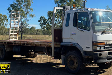 1998 Mitsubishi FM Series Beavertail Truck, E.M.U.S TS910