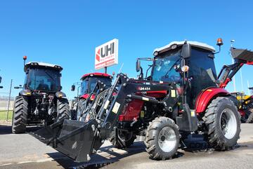 UHI T454-C 45 HP 4WD Tractor with Loader + 3 Attachment Package | Comfortable Cab