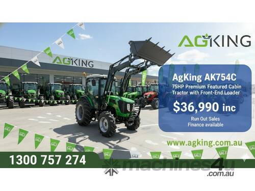 AgKing -75HP AK754C Premium Features 