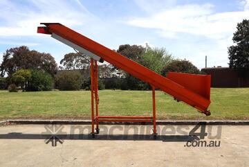 Heavy Duty Motorised Elevator Incline Conveyor - 3m High