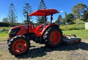 KUBOTA M7040 SU TRACTOR WITH 6ft HOWARD EHD SLASHER
