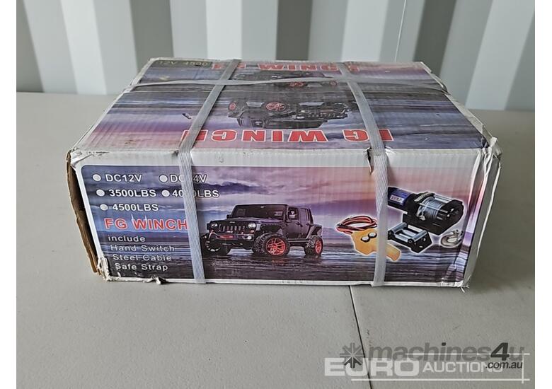 Unused Fg winch 12V Electric Winch 