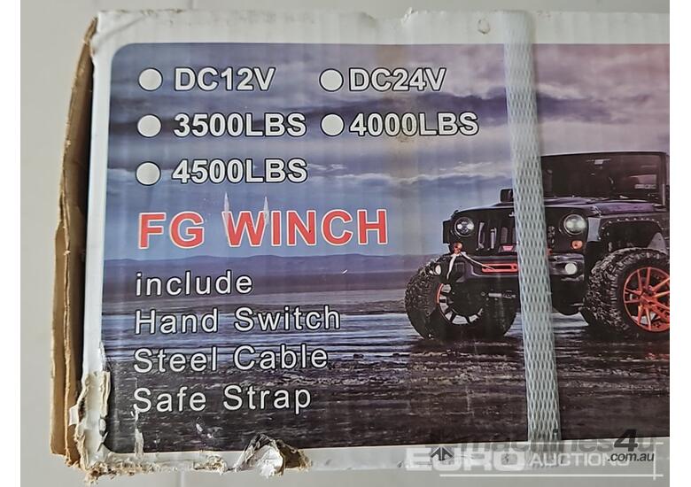 Unused Fg winch 12V Electric Winch 