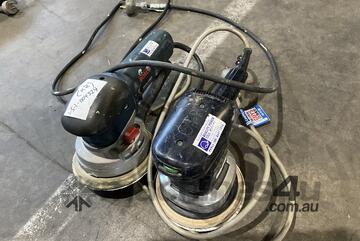 2 x Orbital sanders Bosch and Festo