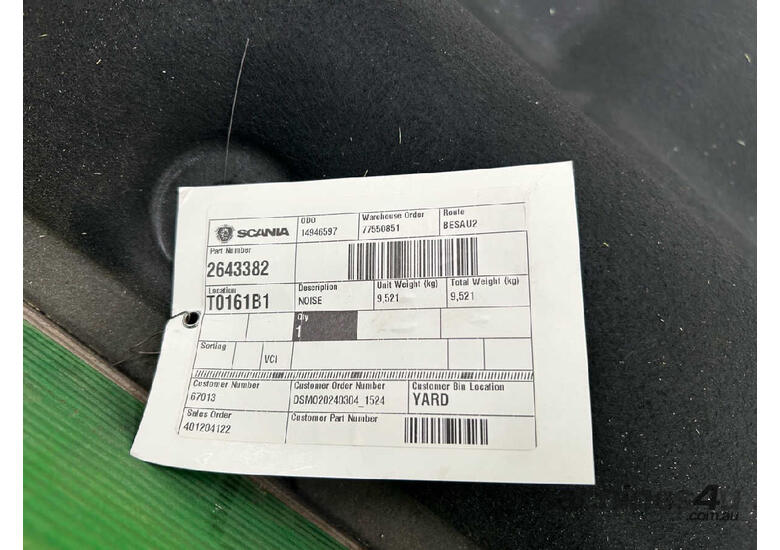 1 x Wooden Crate Containing Cab Insulation