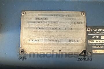 2014 Vawdrey VB-S3 Tri-Axle Drop Deck Curtainside A Trailer With Mezzanine