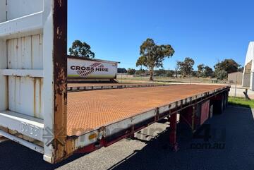 Trailer Flat Top 47ft Maxitrans 2008 Tri 10 stud Airbag SN1847