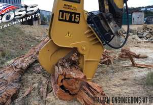 O.S.A LIV Series Hydraulic Tree Shears Suitable for 13-45T Excavators