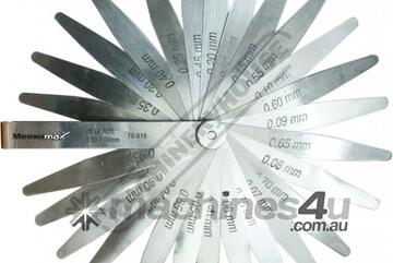 70-616 Feeler Gauge Set 26 Blades x 100mm Long 0.03 - 1.0mm Range