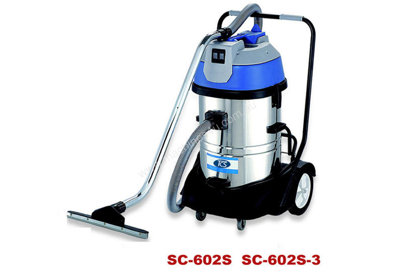 caption 60L STAINLESS STEEL WET 'N' DRY - twin motors
