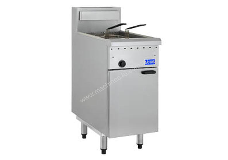 caption Luus FG-40 Single Pan Twin Baskets
