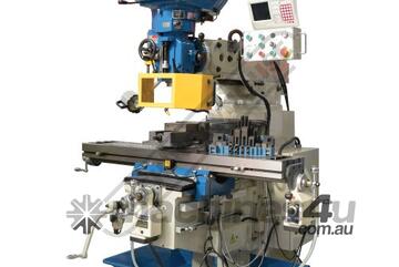 BM-63VE Industrial Turret Milling Machine Table Travel: (X) - 890mm (Y) - 400mm (Z) - 400mm Includes