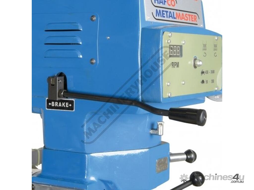 New hafco metalmaster BM63VE Industrial Turret Milling Machine Table