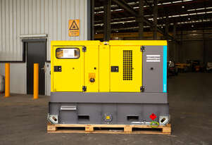 Atlas Copco QAS-60 Prime Mobile Generator. 60KVA with Perkins Engine.