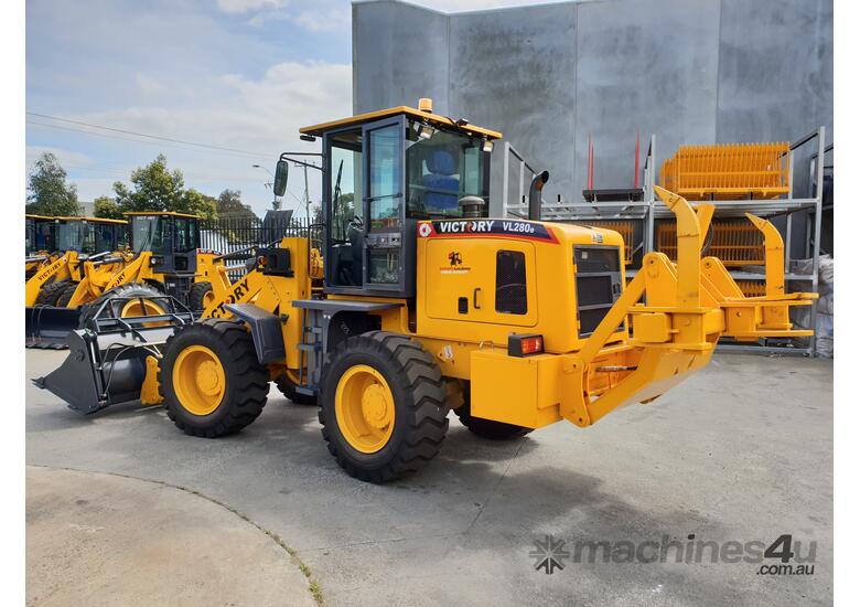 caption 2023 Victory VL280E Wheel Loaders with Ripper Set