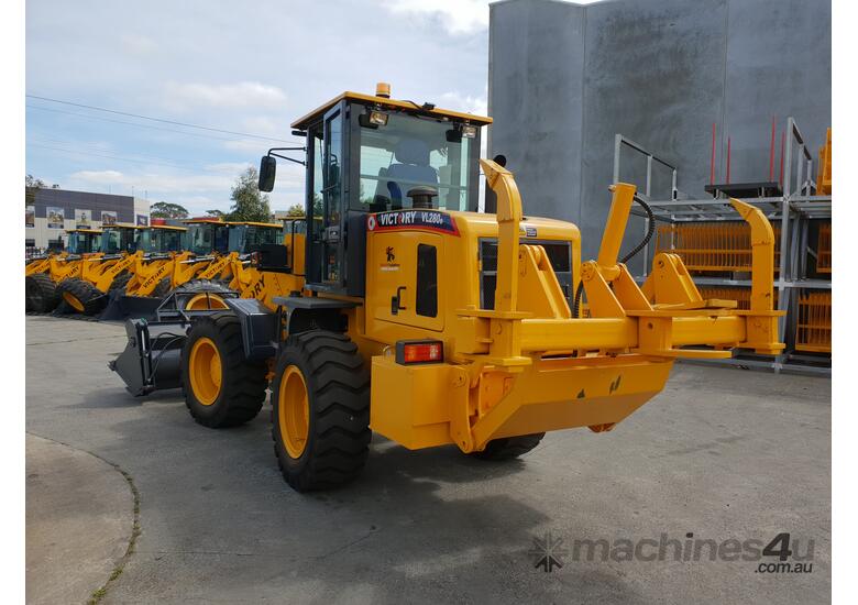 caption 2023 Victory VL280E Wheel Loaders with Ripper Set