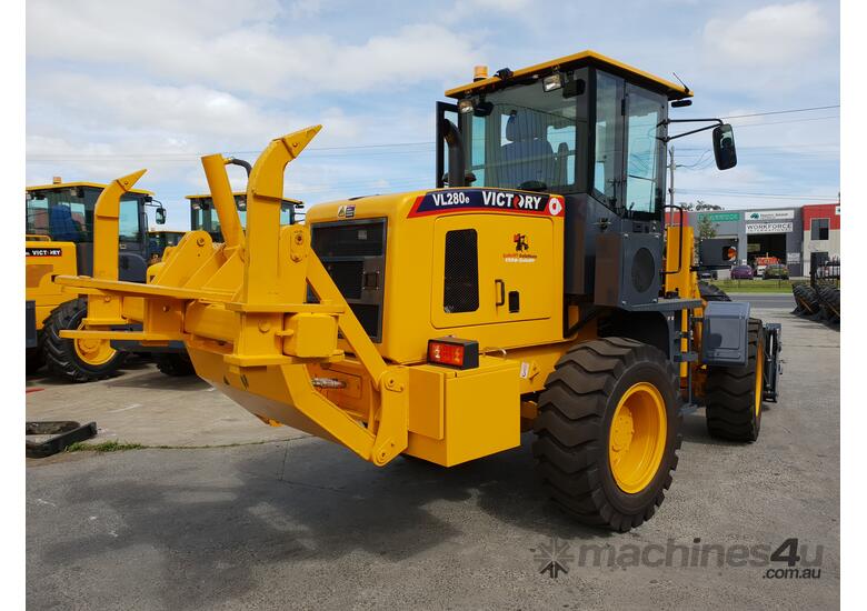 caption 2023 Victory VL280E Wheel Loaders with Ripper Set