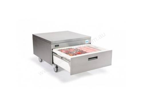 Adande VCR1.RW Single Drawer Rear Engine Refrigeration Unit with Rollers and Solid Work Top