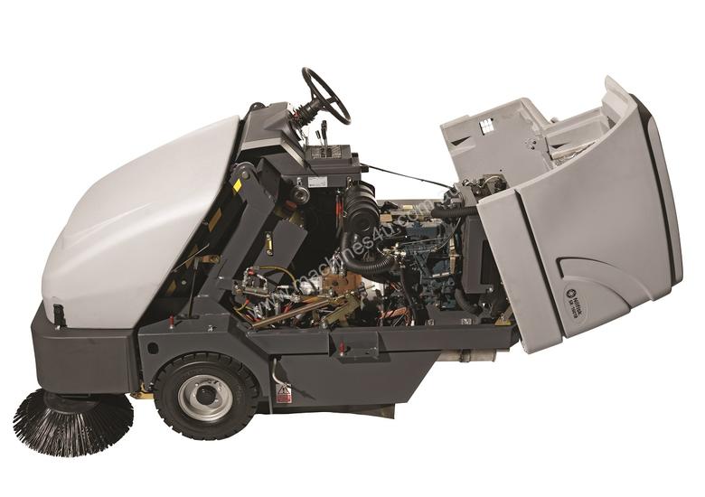 Click to view full size photos Nilfisk Battery Ride On Sweeper (inc batteries) SR1601