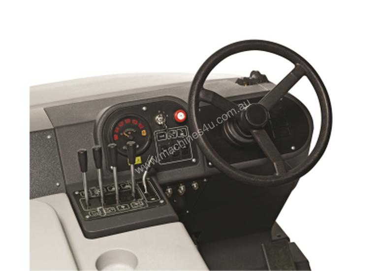 Click to view full size photos Nilfisk Battery Ride On Sweeper (inc batteries) SR1601